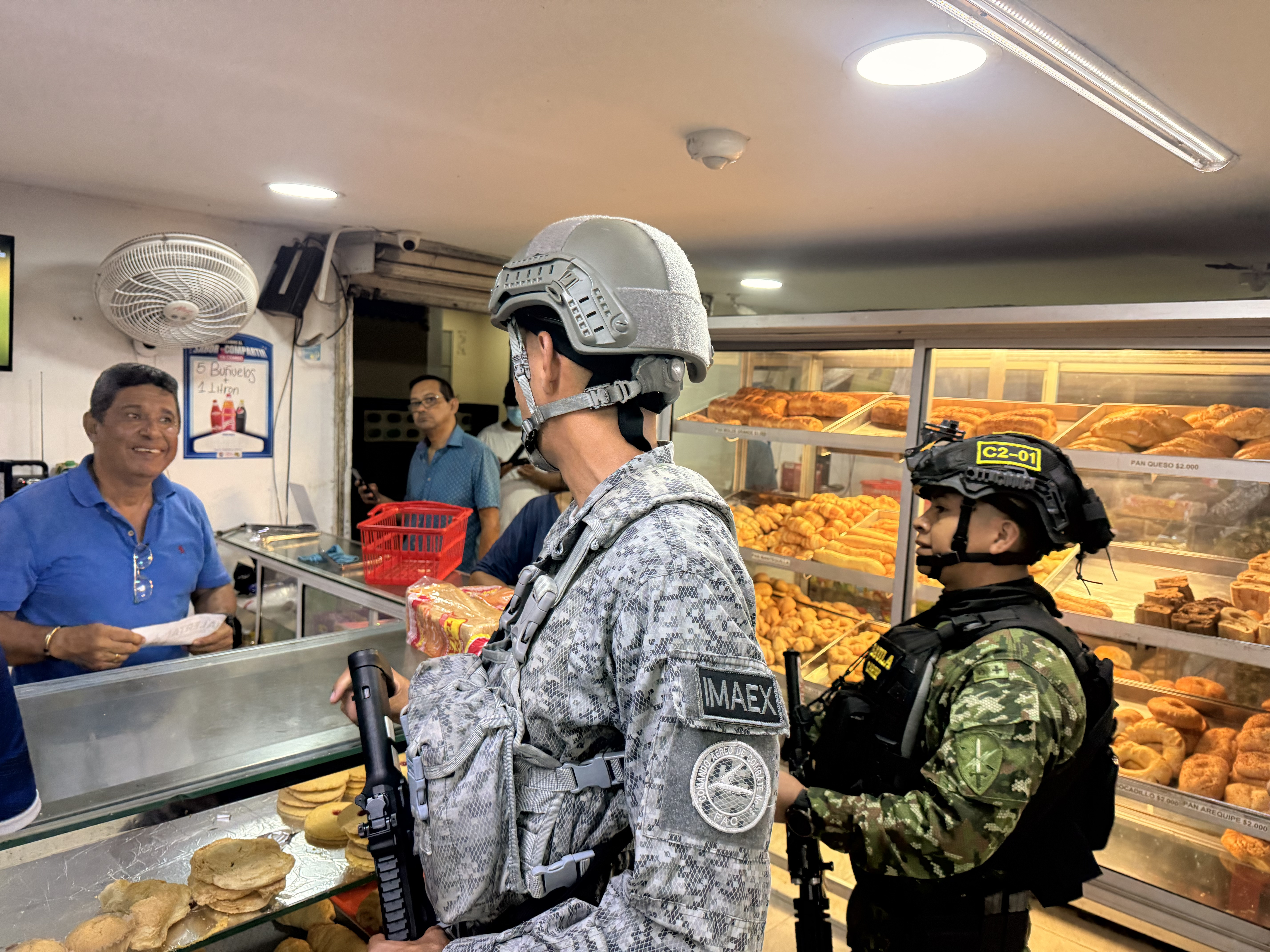 Patrullajes contra la extorsión en Malambo son realizados por la Fuerza Pública
