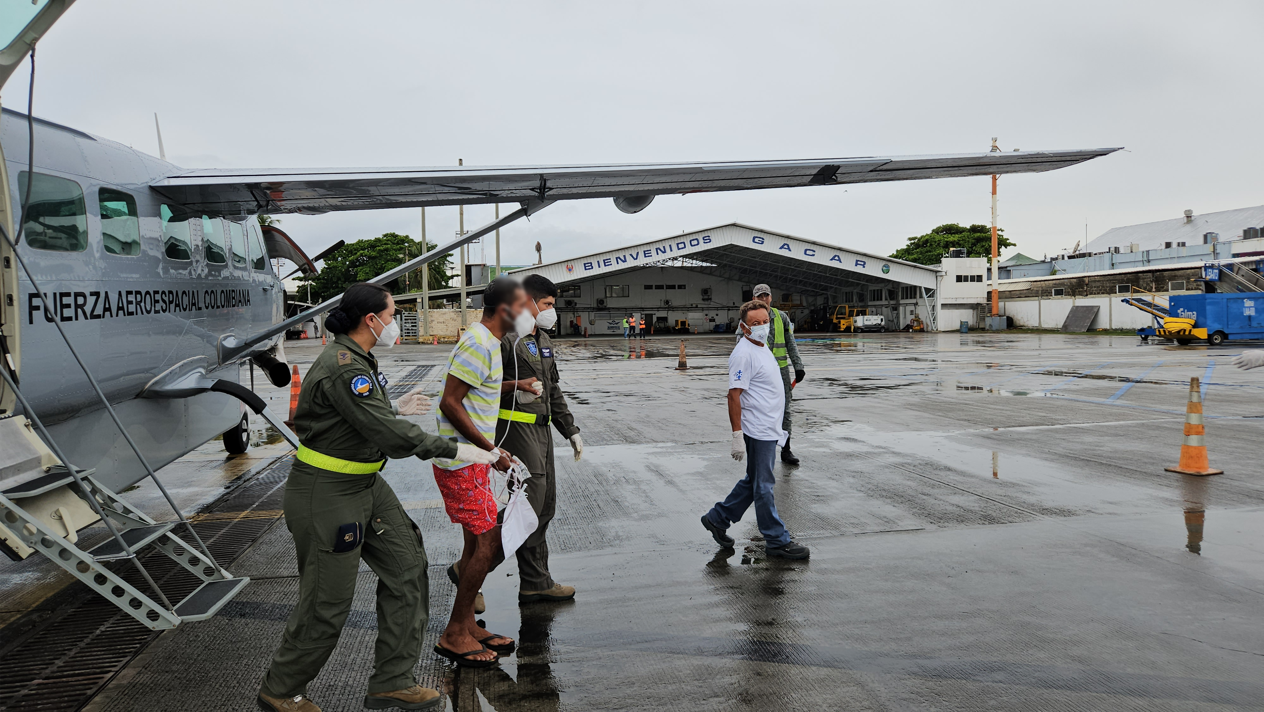 Capacidad aérea facilitó traslado de dos pacientes desde Providencia a San Andrés