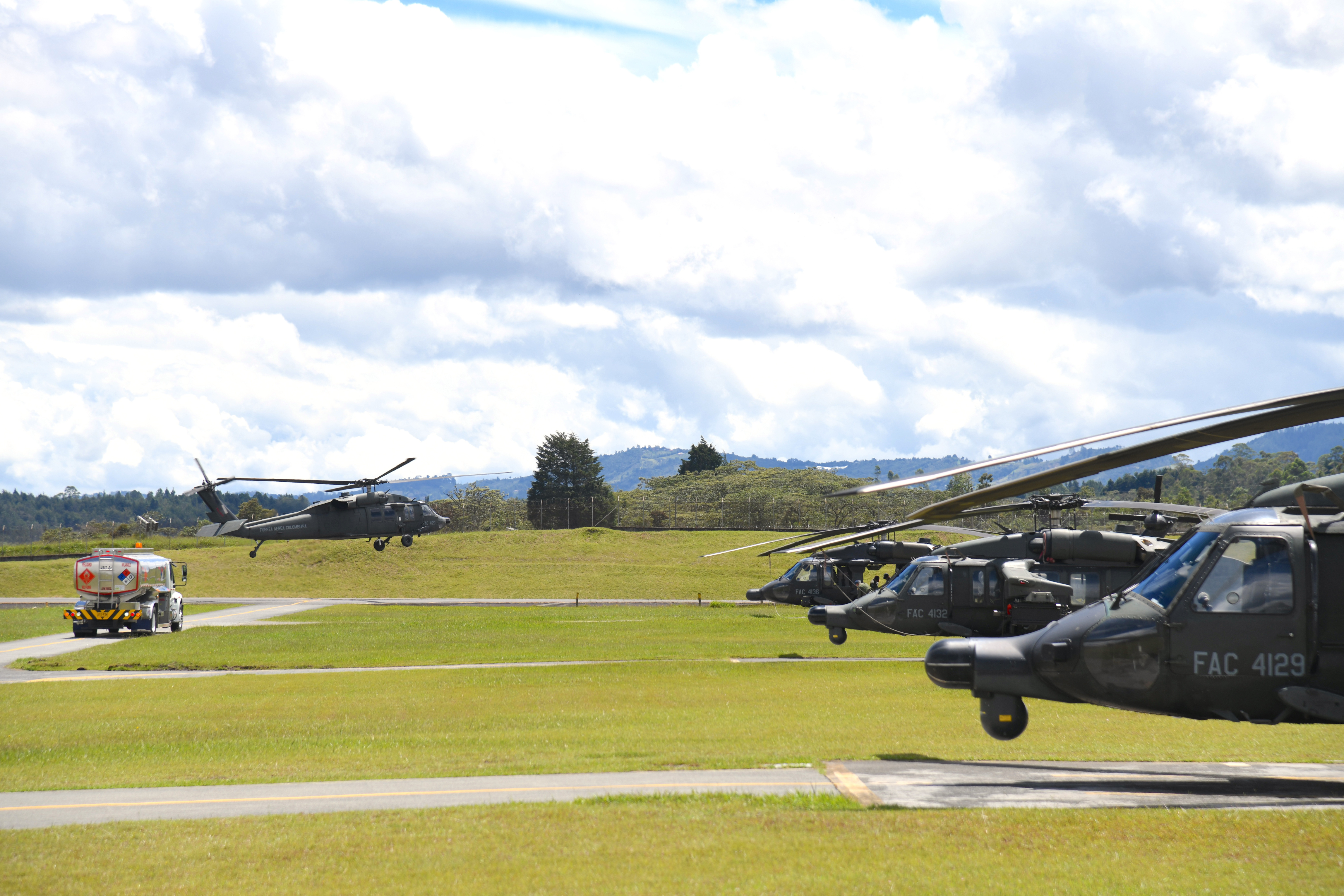 Capacidades aéreas fortalecen la seguridad durante posesión y cambio de mando presidencial