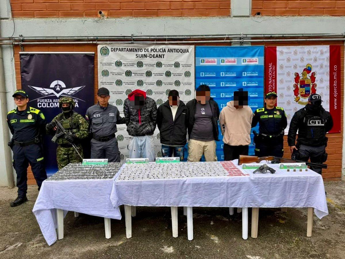 Golpe a las finanzas ilícitas del grupo delincuencial El Mesa en Antioquia