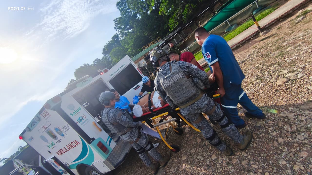 Hombre herido en Tibú fue evacuado en misión aeromédica hacia Cúcuta