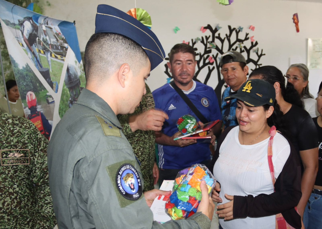 Iniciativa social refuerza bienestar y esperanza de 200 jóvenes en Solano,  Caquetá | Fuerza Aeroespacial Colombiana