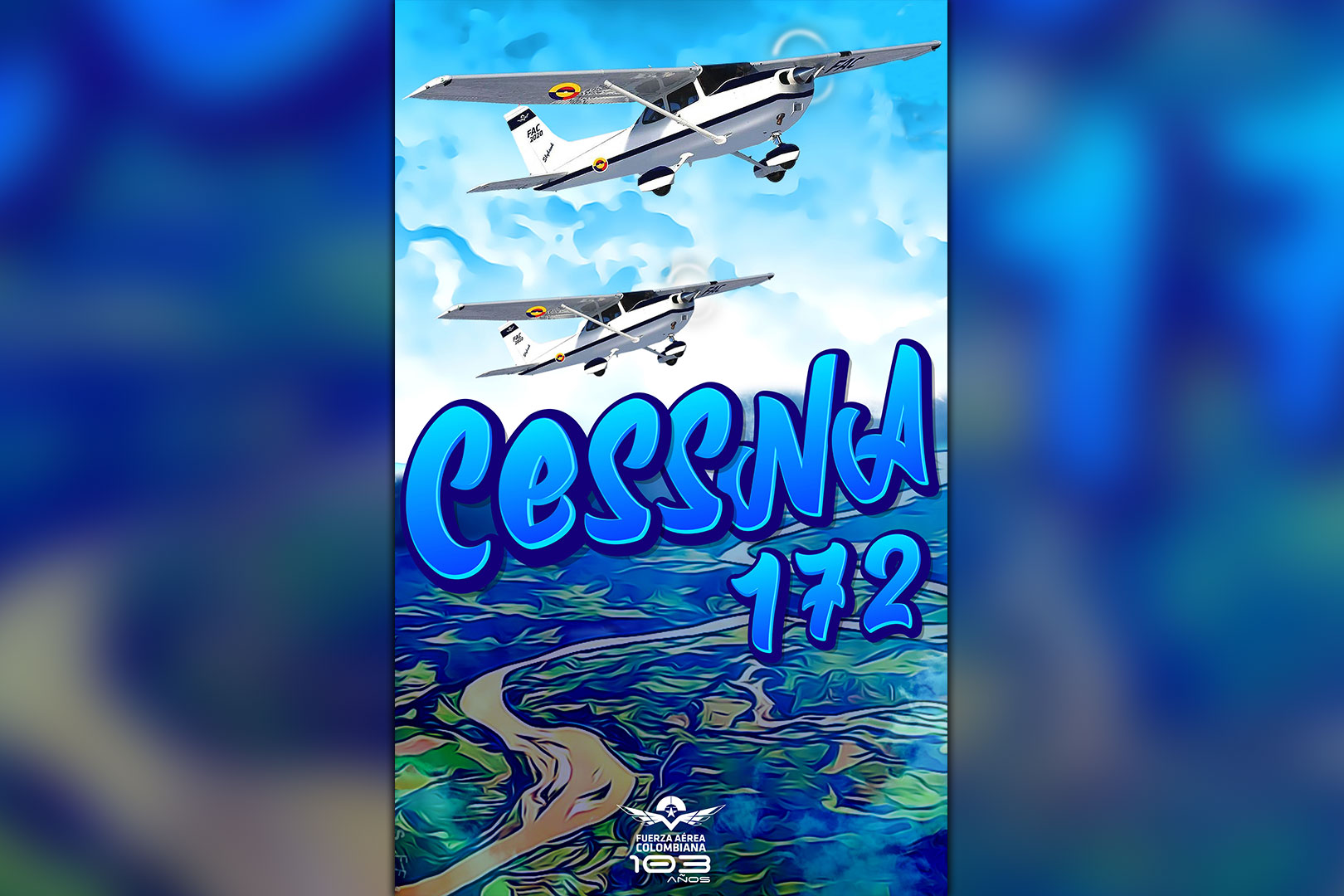 Los aviones Cessna 172 fueron seleccionados por el mando de la Fuerza Aérea Colombiana tras ser considerados ideales para la formación de los futuros pilotos, dadas sus características técnicas, alta confiabilidad y bajo costo de operación.