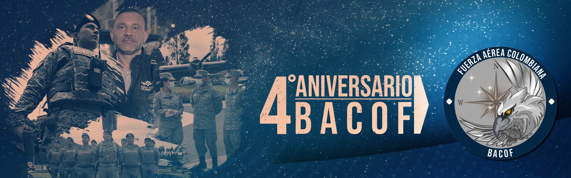Cuarto aniversario Base Fuerza Aérea Colombiana