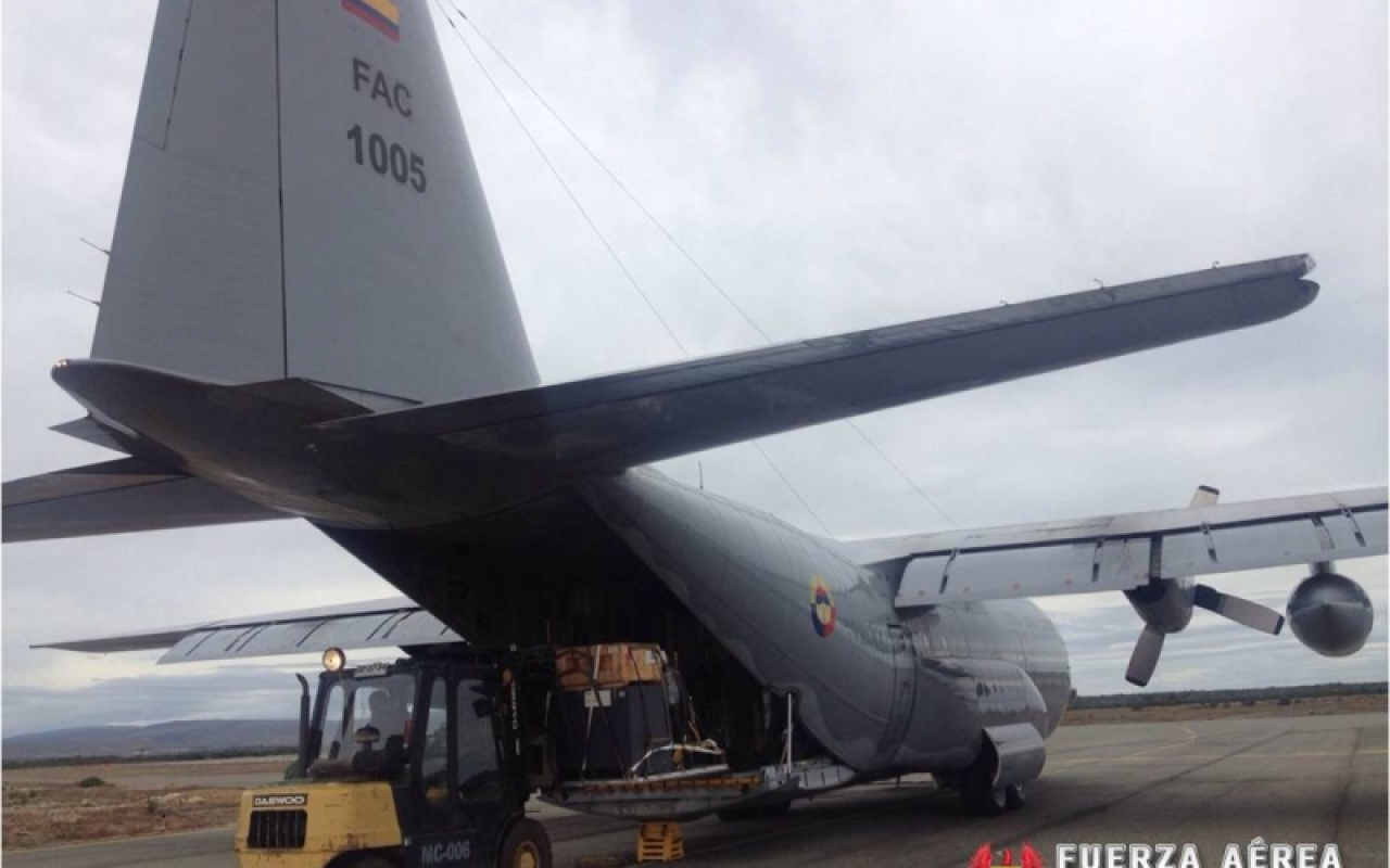 Fuerza Aérea Colombiana continúa realizando vuelos de apoyo a la Antártica