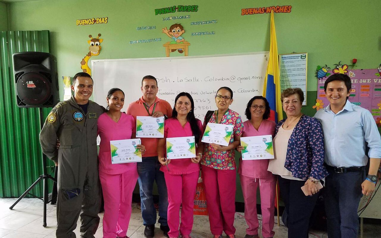 Comando Aéreo de Combate No.7 lanza campaña " Visión con Altura" en Cerrito Valle del Cauca 