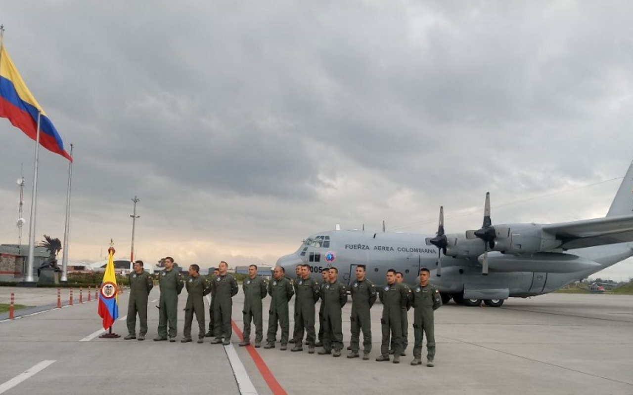 Fuerza Aérea Colombiana presente en Expedición Científica en la Antártida 2018