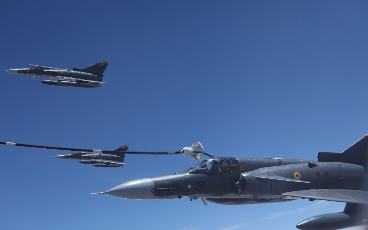 Aviones Kfir, KC767, A10 y F16 forman parte del ejercicio “Relámpago 3” que adelantan las Fuerzas Aéreas de Estados Unidos y Colombia