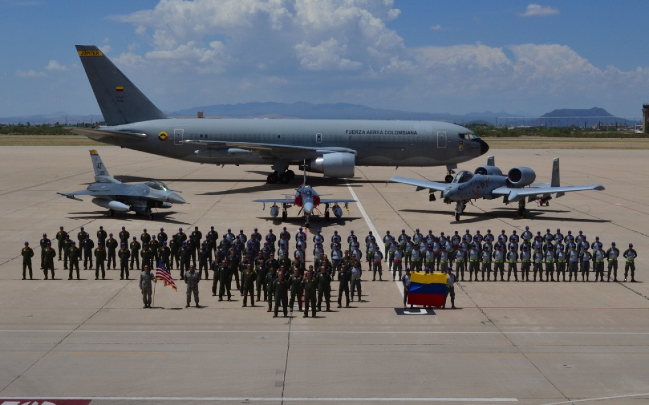 Culmina ejercicio binacional  Relámpago 3 entre las Fuerzas Aéreas de Colombia y Estados Unidos 