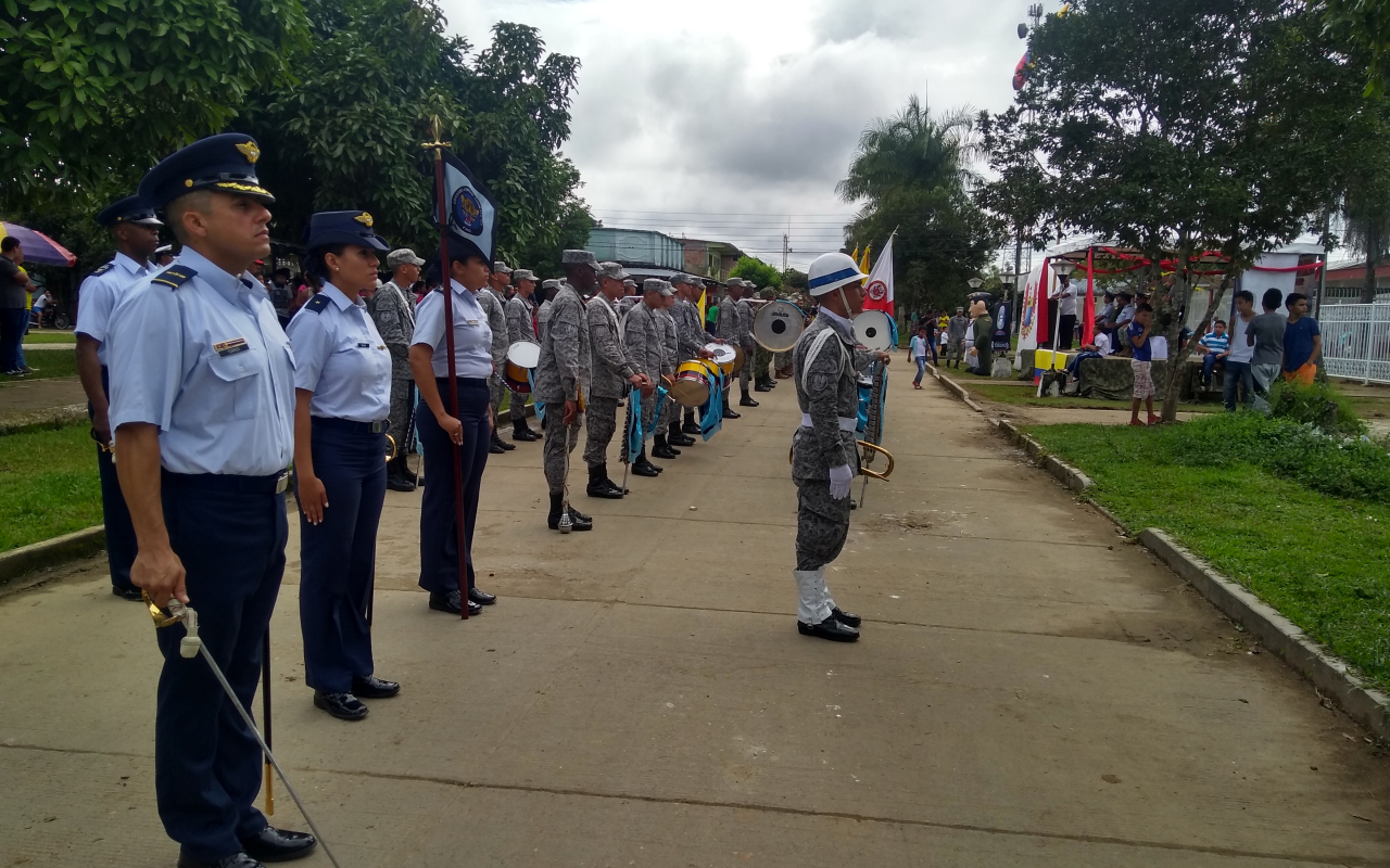 Imponente Desfile Militar en Solano, Caquetá