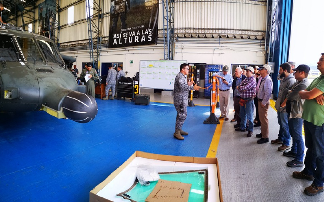 El CACOM 5 recibe visita de los miembros de la Sociedad Antioqueña de Ingenieros y Arquitectos