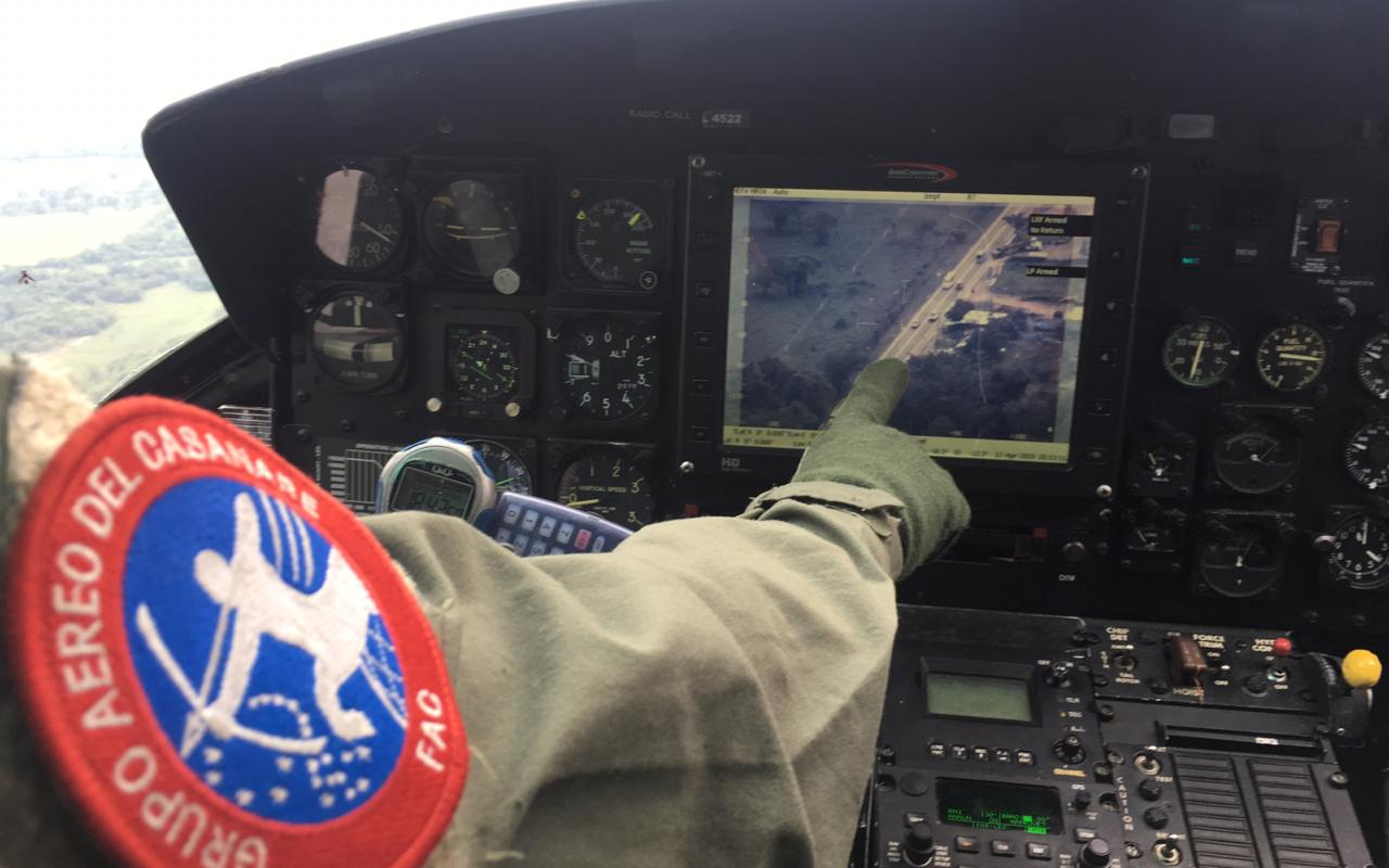 Desde el aire Arauca y Casanare son protegidos durante esta semana santa