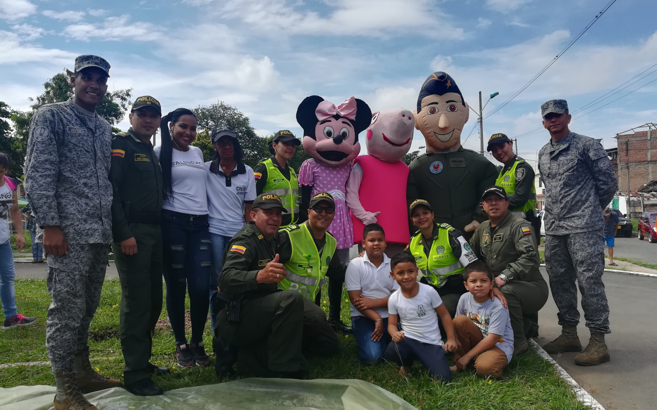 Recreación, juegos y mucha diversión para niños y niñas, durante celebración del día de la  niñez, en Cali