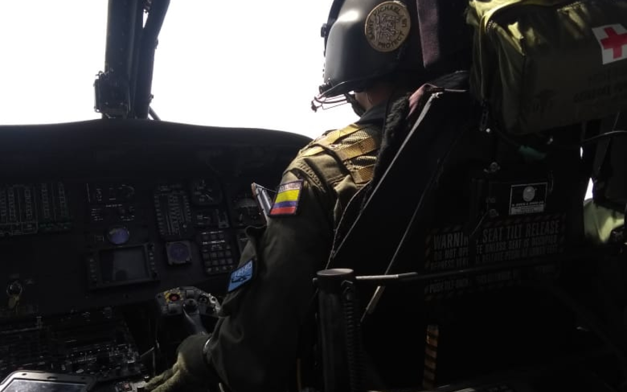Dispuestas y a punto se encuentran las aeronaves y tripulaciones de la Fuerza Aérea Colombiana