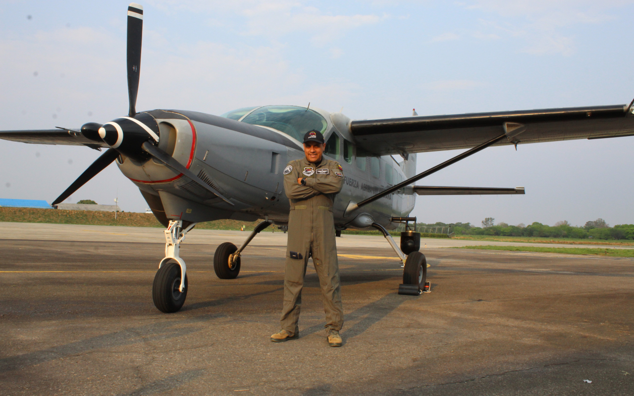 Nuevo Piloto del poderoso Caravan al servicio del pulmón del mundo en el Grupo Aéreo del Amazonas