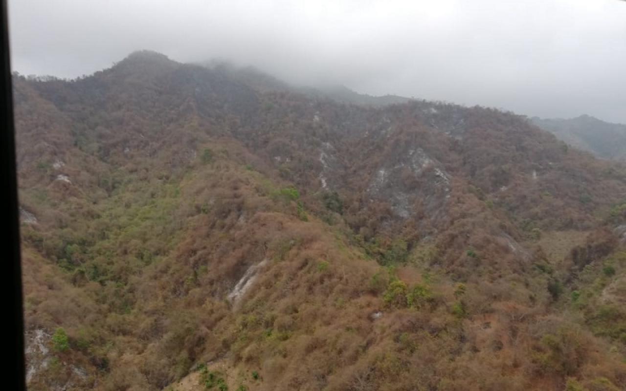 Se logró mitigar el incendio que se presentó en cercanías a Santa Marta
