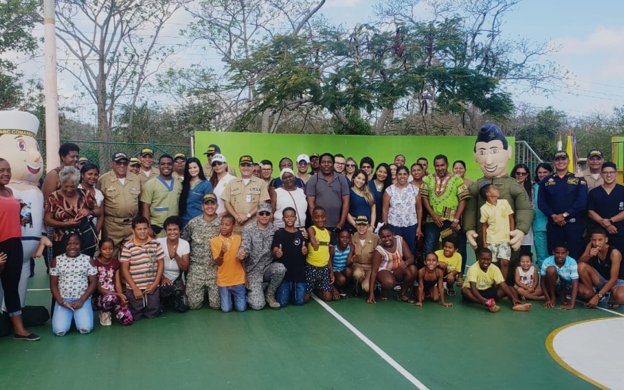 Jornada de Apoyo Al Desarrollo realizada por las FFMM beneficia a 842 personas en Old Providence