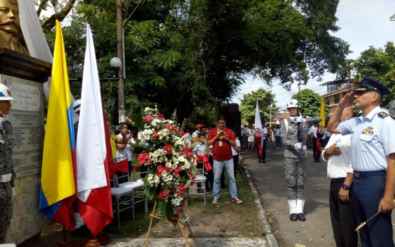 Comando Aéreo de Combate No. 1, acompaña a La Dorada, Caldas en la celebración de su aniversario No. 96