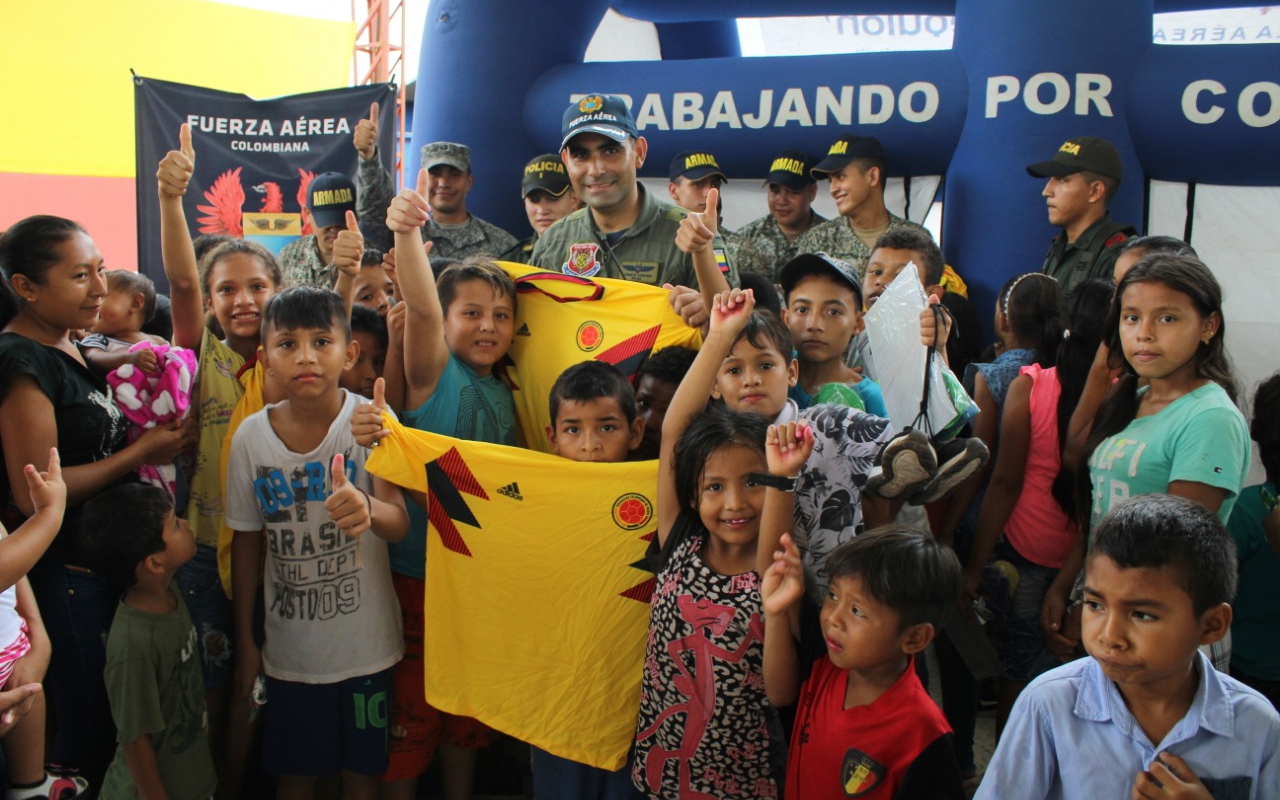 Salud y bienestar fueron llevados por la Fuerza Pública a Orocué, Casanare