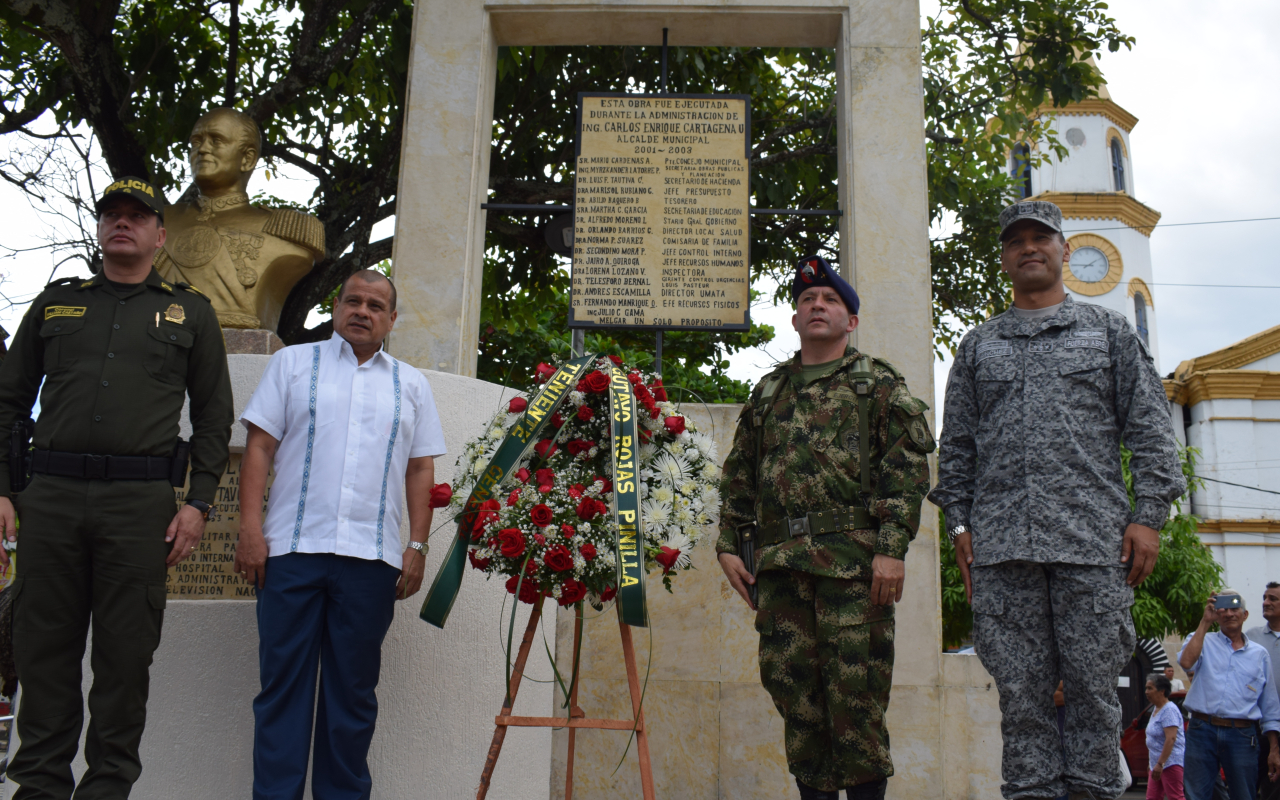 Reconocimiento a un ilustre soldado de la patria.