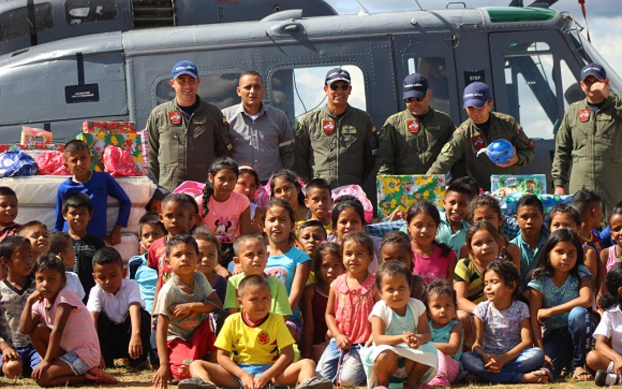 Plan Corazón Amigo de la Fuerza Aérea benefició a más de 43 niños del internado