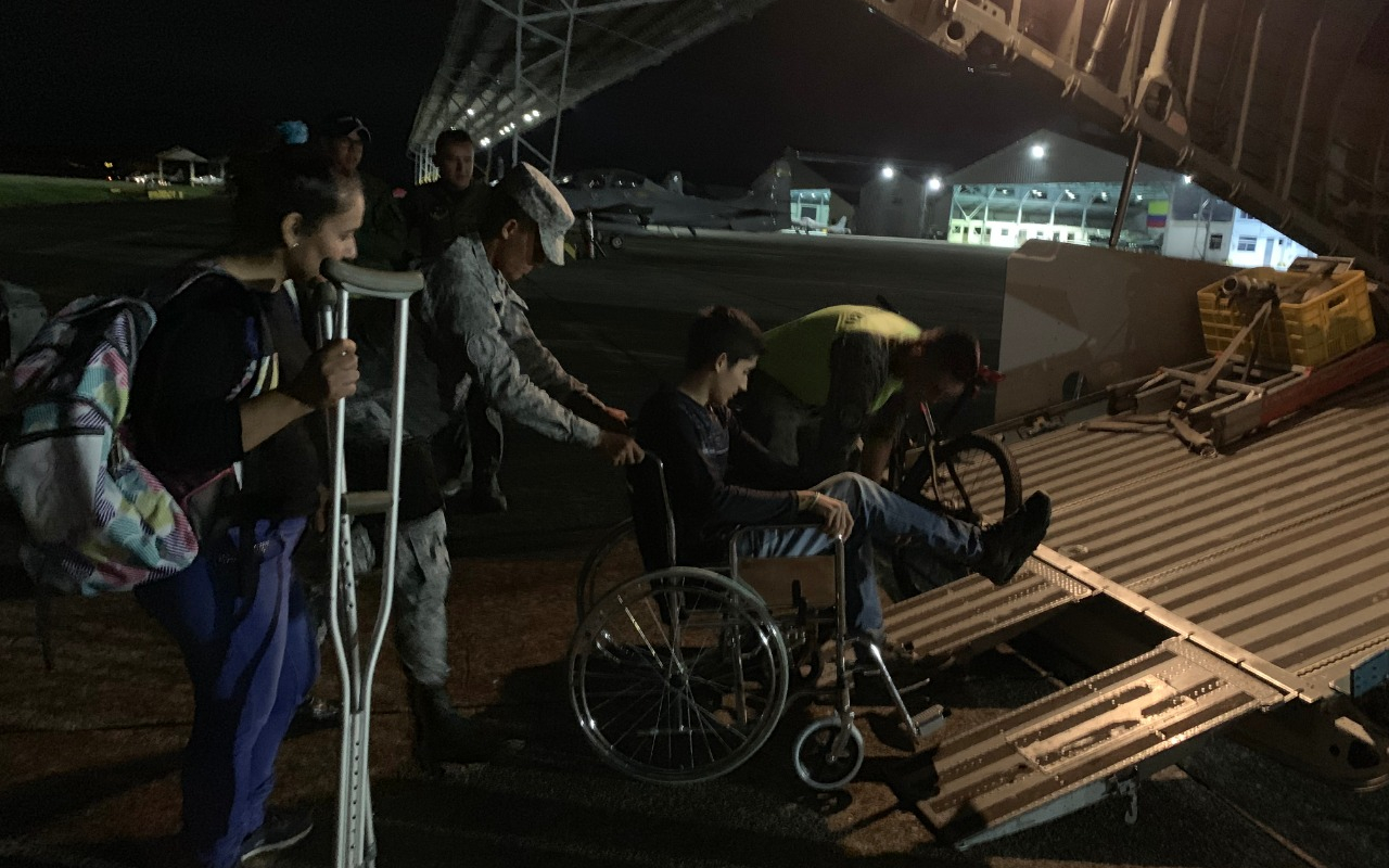 Insumos médicos llegan a la capital llanera en aeronaves de la Fuerza Aérea Colombiana