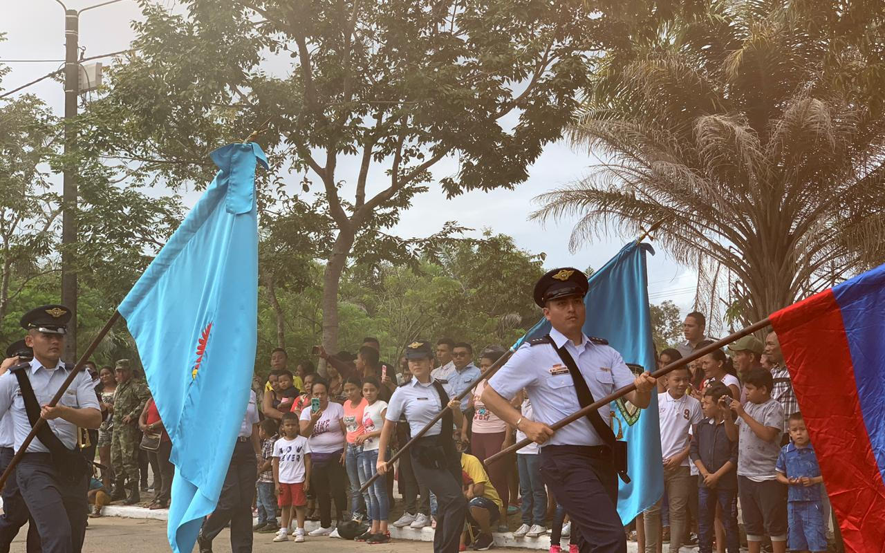 El Grupo Aéreo del Oriente presente en los desfiles de Independencia.