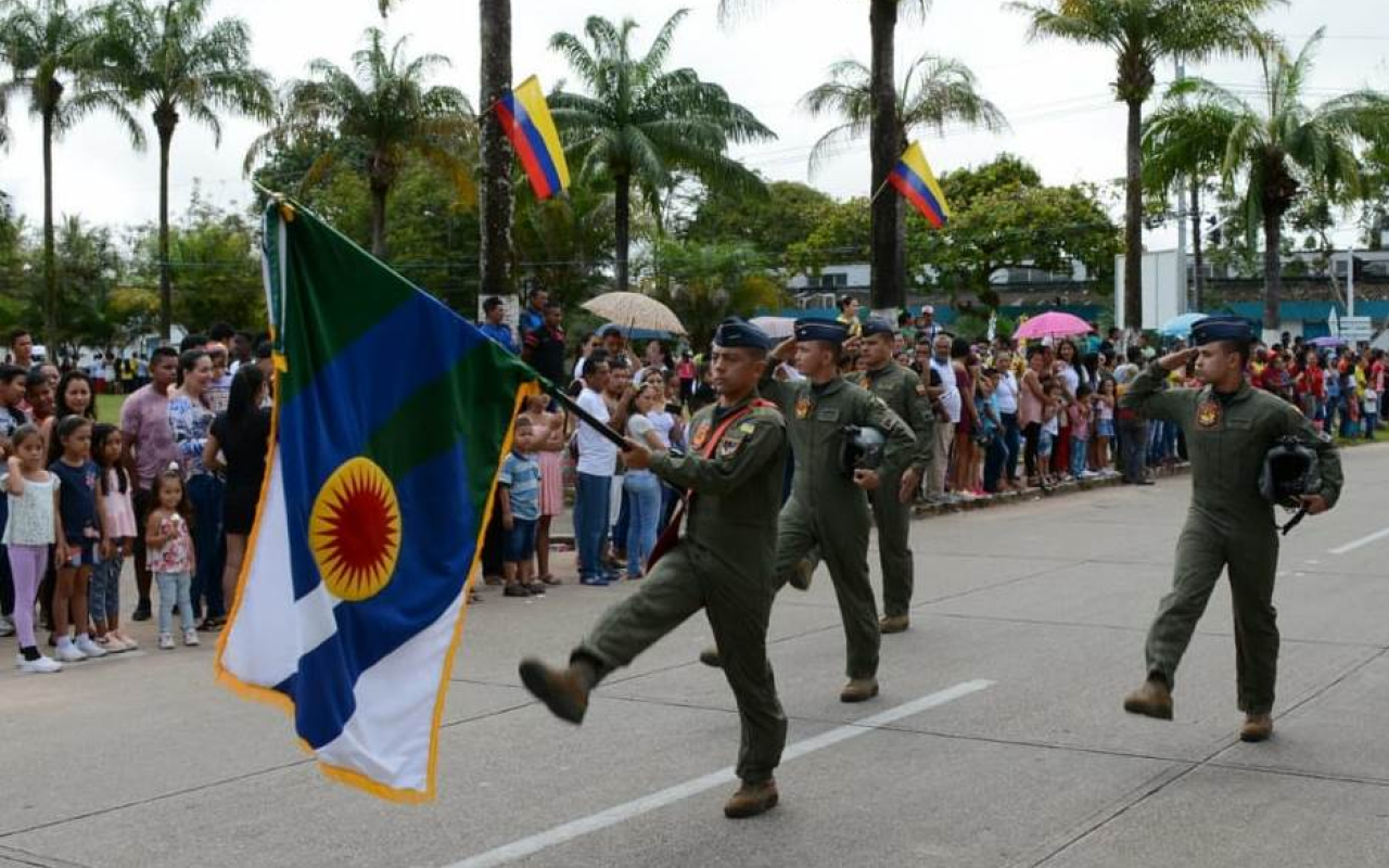 El Grupo Aéreo del Oriente se prepara para el Día de la Independencia.