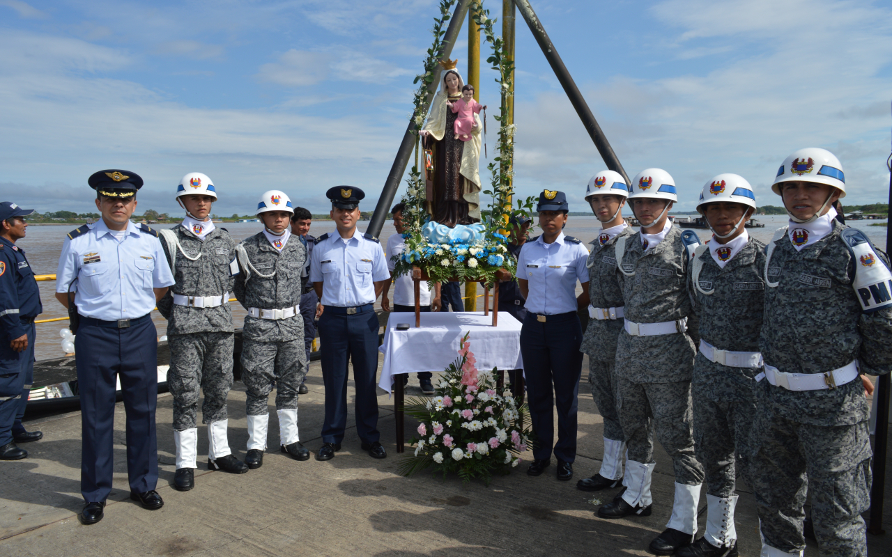 Participación de la FAC en tradicional evento religioso en el Amazonas