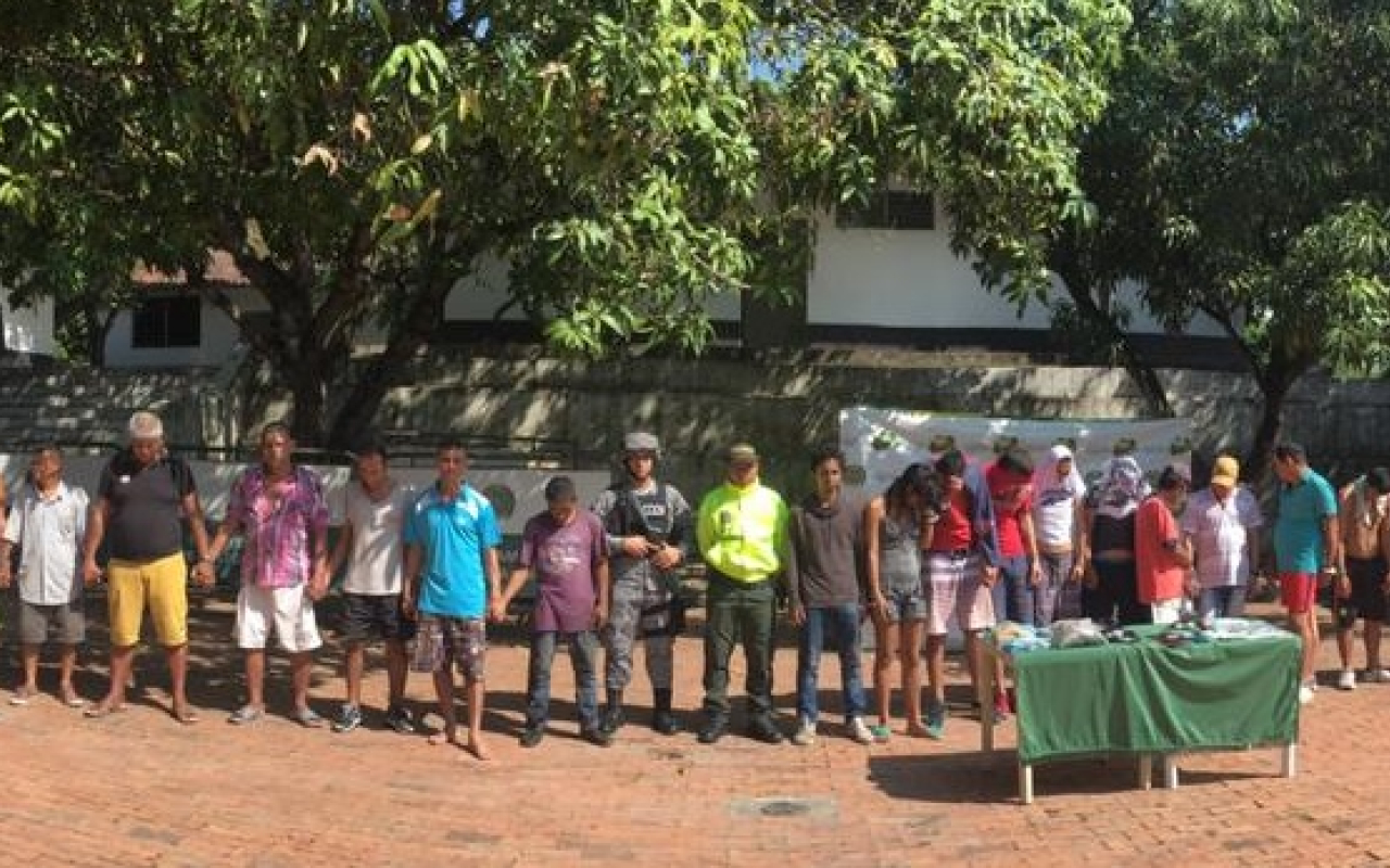 Fuerza Aérea Colombiana y Policía Nacional realizan ofensiva contra el tráfico de estupefacientes en La Dorada, Caldas