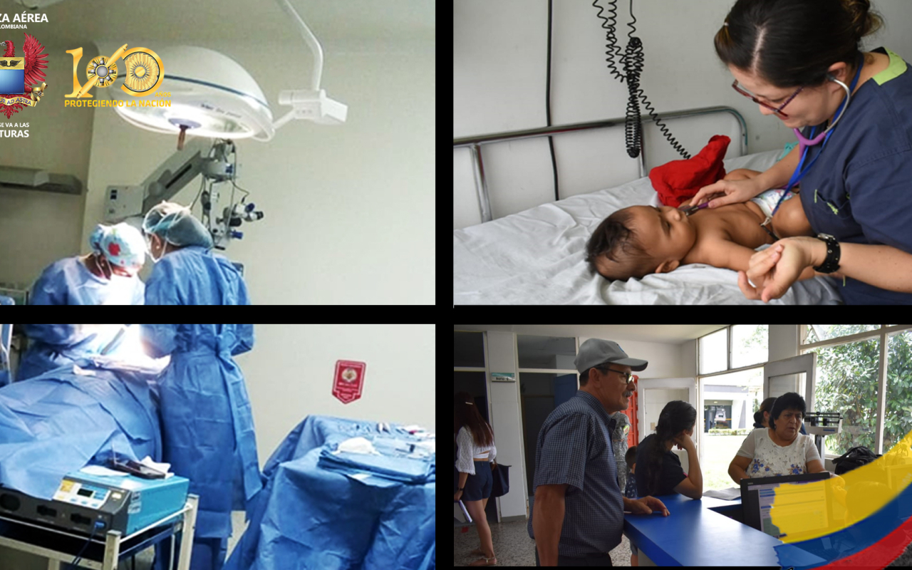 345 consultas Médicas Especializadas realizó la Fuerza Aérea Colombiana en Apiay.