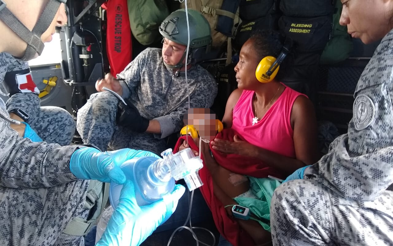 Menor en delicado estado de salud fue trasladado en una misión humanitaria por la Fuerza Aérea Colombiana