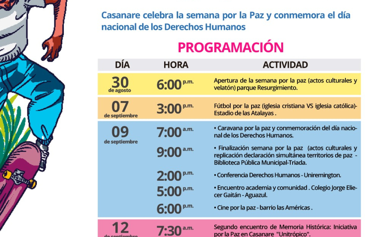El Grupo Aéreo del Casanare participará en la semana por La Paz de Yopal