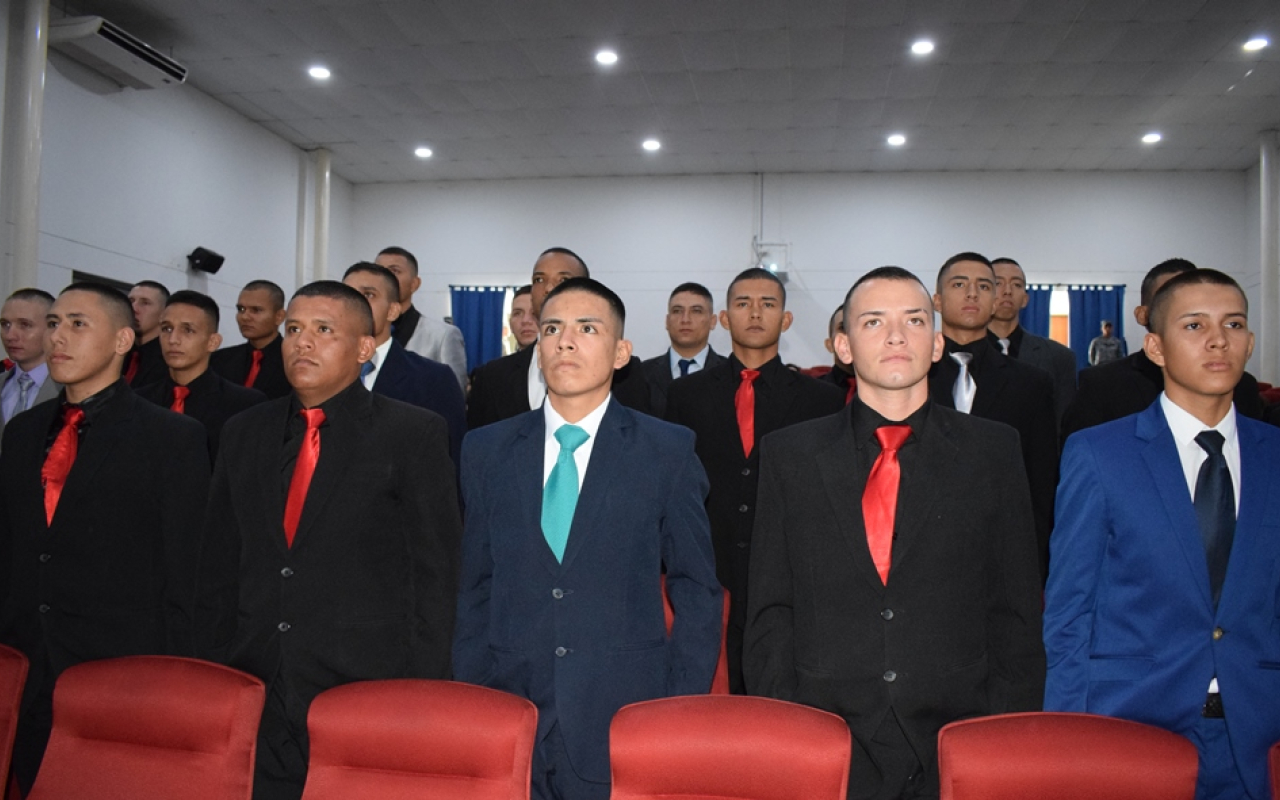 28 jóvenes culminaron con éxito y por lo alto su servicio militar en la Fuerza Aérea Colombiana