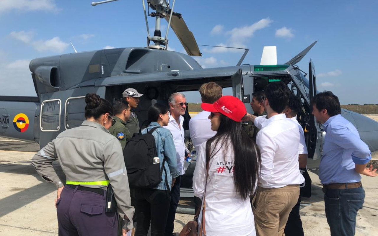 Desde el aire, la Fuerza Aérea Colombiana contribuye al Plan de Ordenamiento Territorial del Atlántico