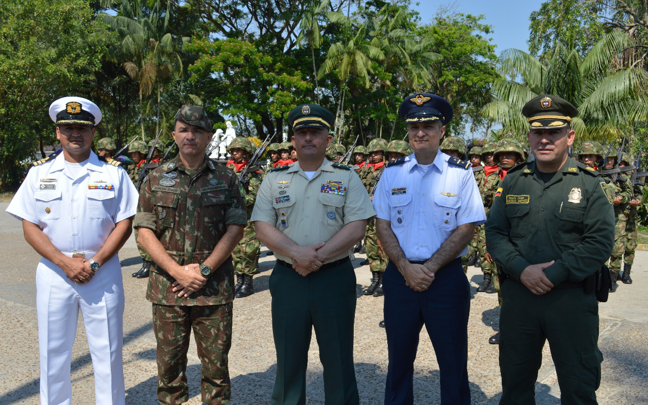 Con ceremonia militar se conmemora la Batalla de Boyacá en el Amazonas