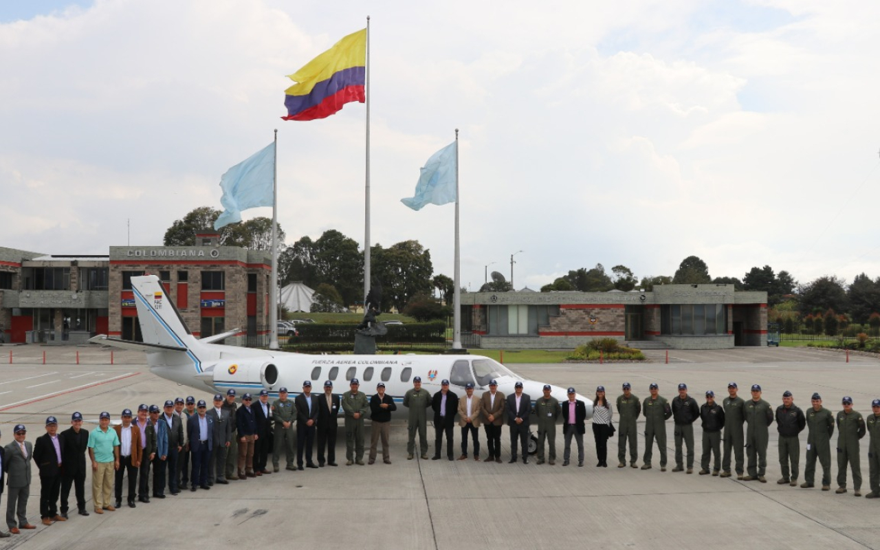 La Fuerza Aérea Colombiana retiro del servicio su Cessna Citation II C-550 FAC 1211