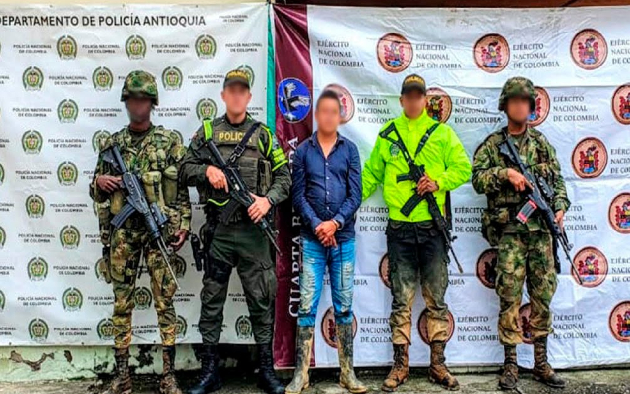 Capturado alias “El Perro” en Antioquia