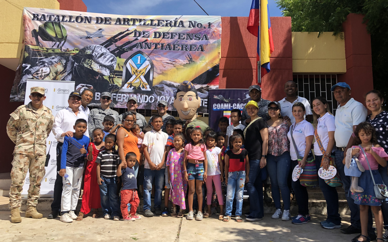 Fuerzas Militares le cumplen a la comunidad Wayúu en Barrancas 