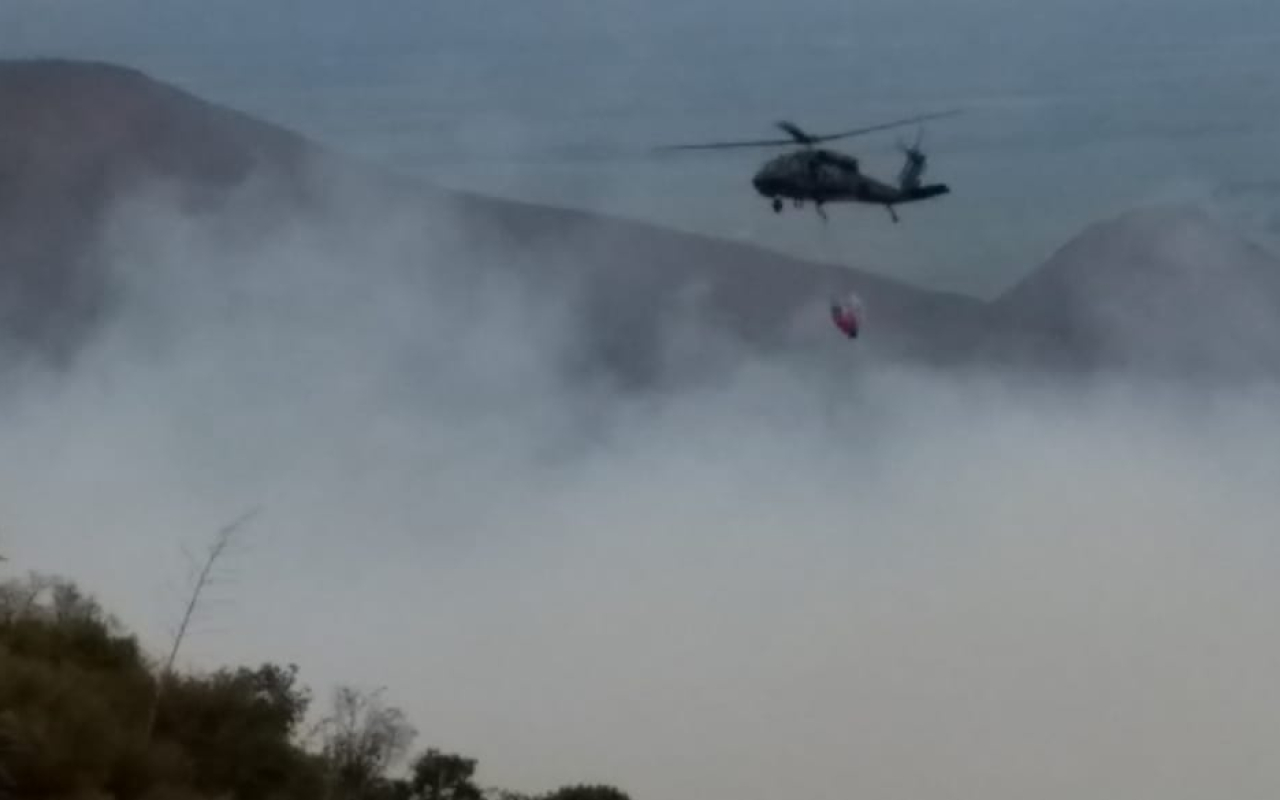 Controlado incendio forestal en Yumbo, Valle del Cauca 