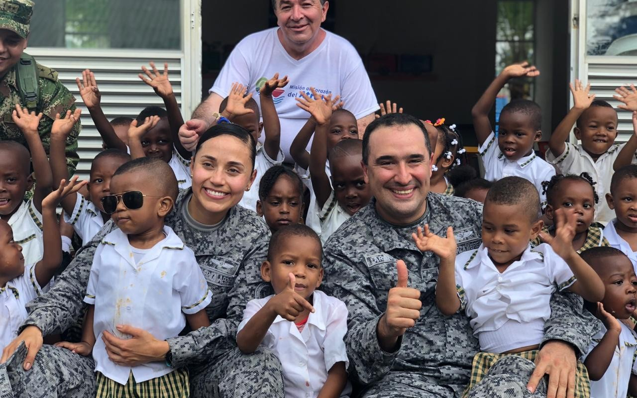 La Misión al Corazón del Atrato, contó con la participación de la Fuerza Aérea