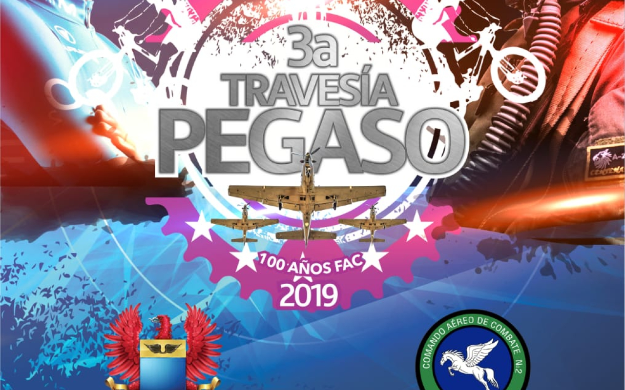 Inscripciones abiertas para la tercera "Travesía Pegaso 100 Años Fuerza Aérea Colombiana"