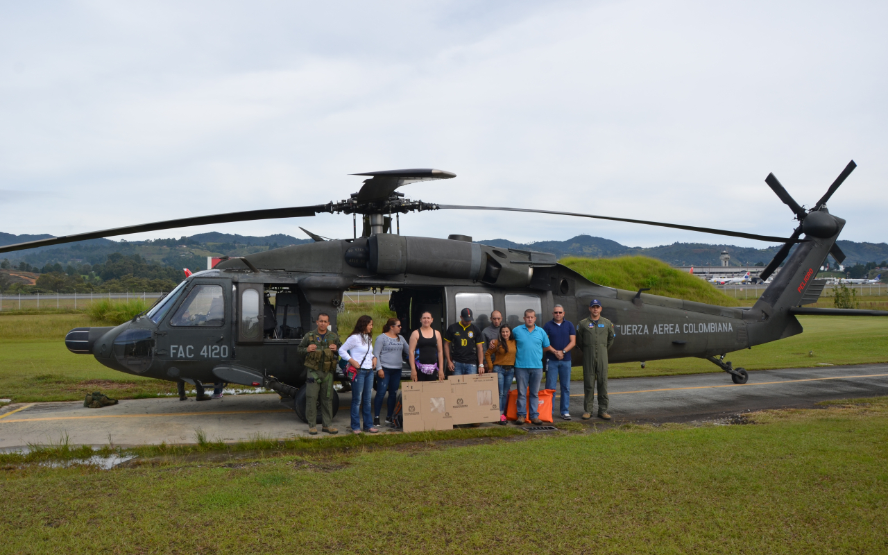 Tripulaciones y aeronaves en total alistamiento para el desarrollo del Plan Democracia en Antioquia