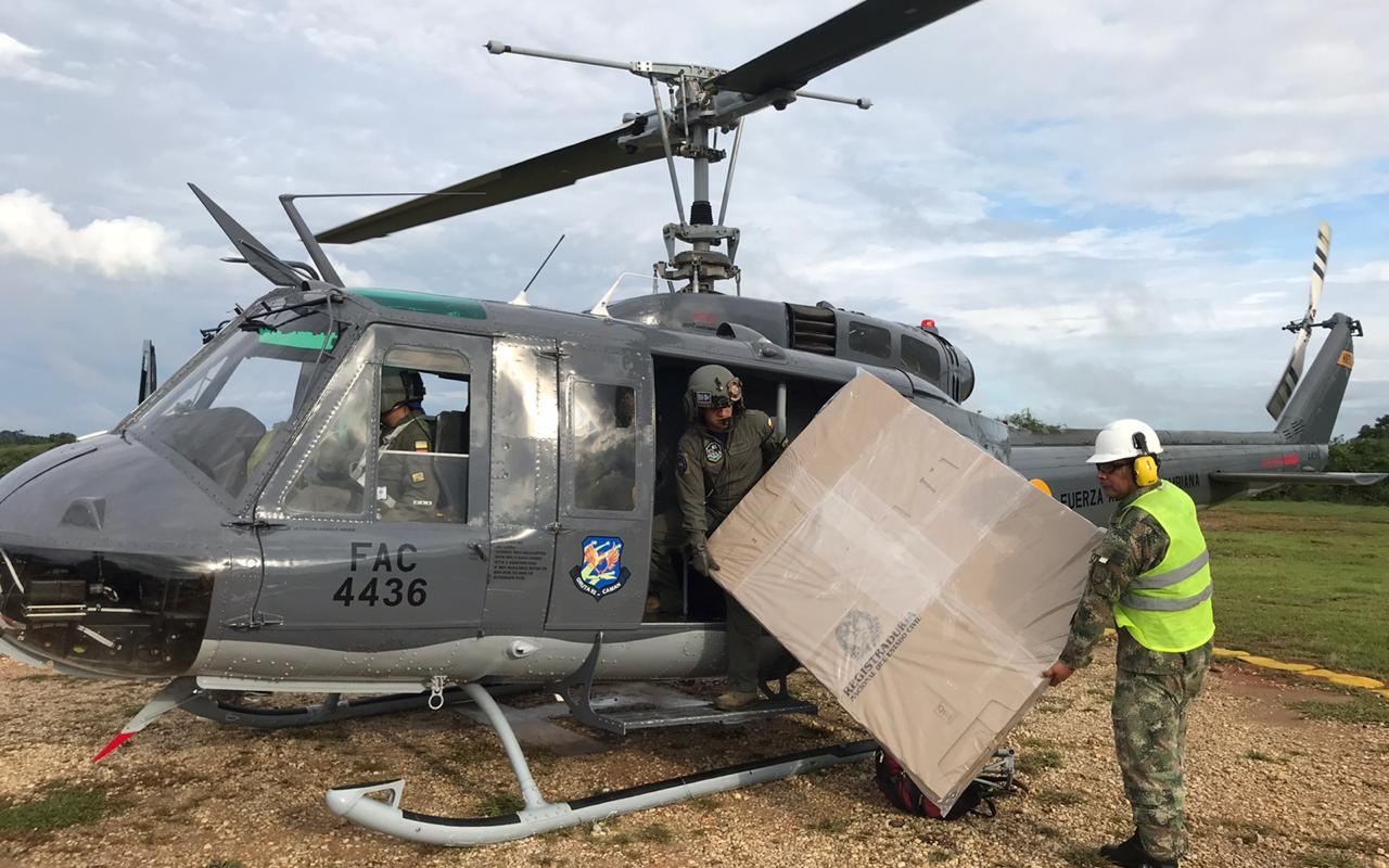 El derecho al voto, un compromiso del Comando Aéreo de Combate No. 6