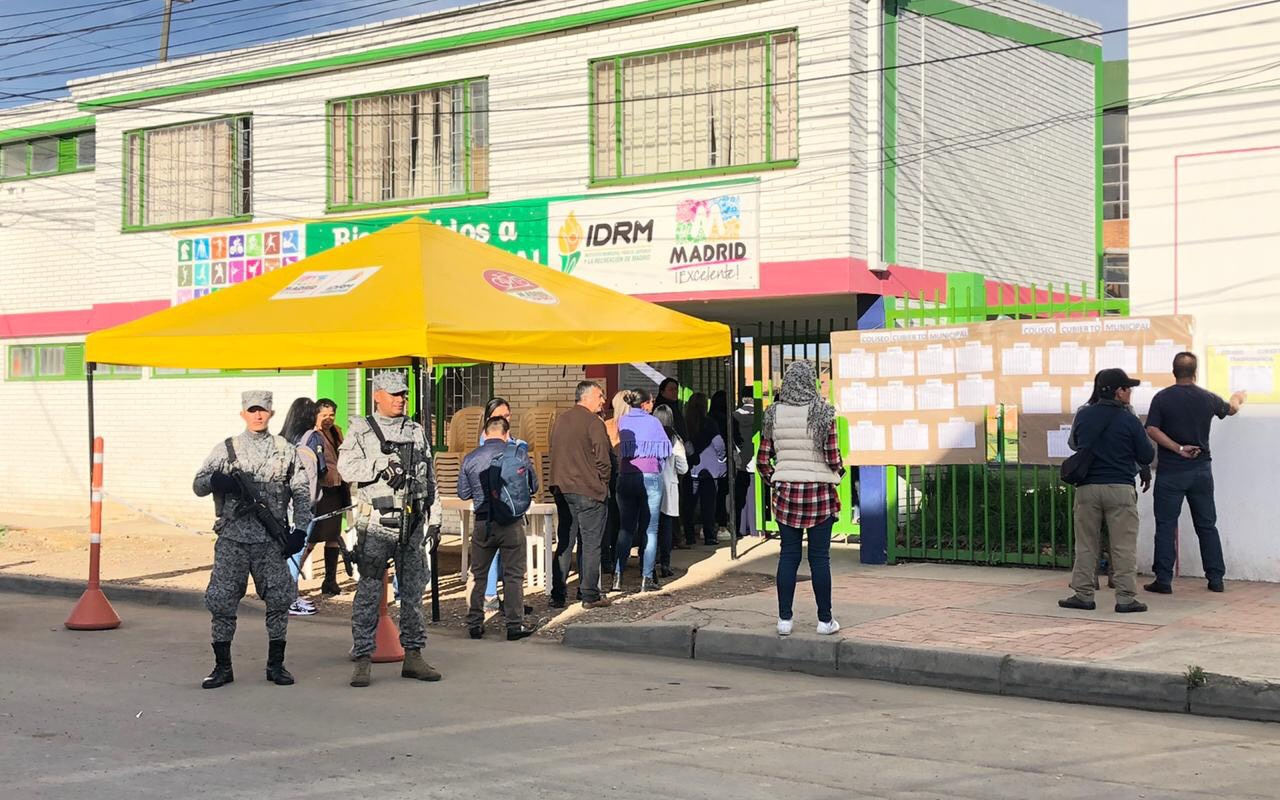  Fuerza Aérea Colombiana vela por la seguridad en Madrid Cundinamarca durante elecciones regionales 
