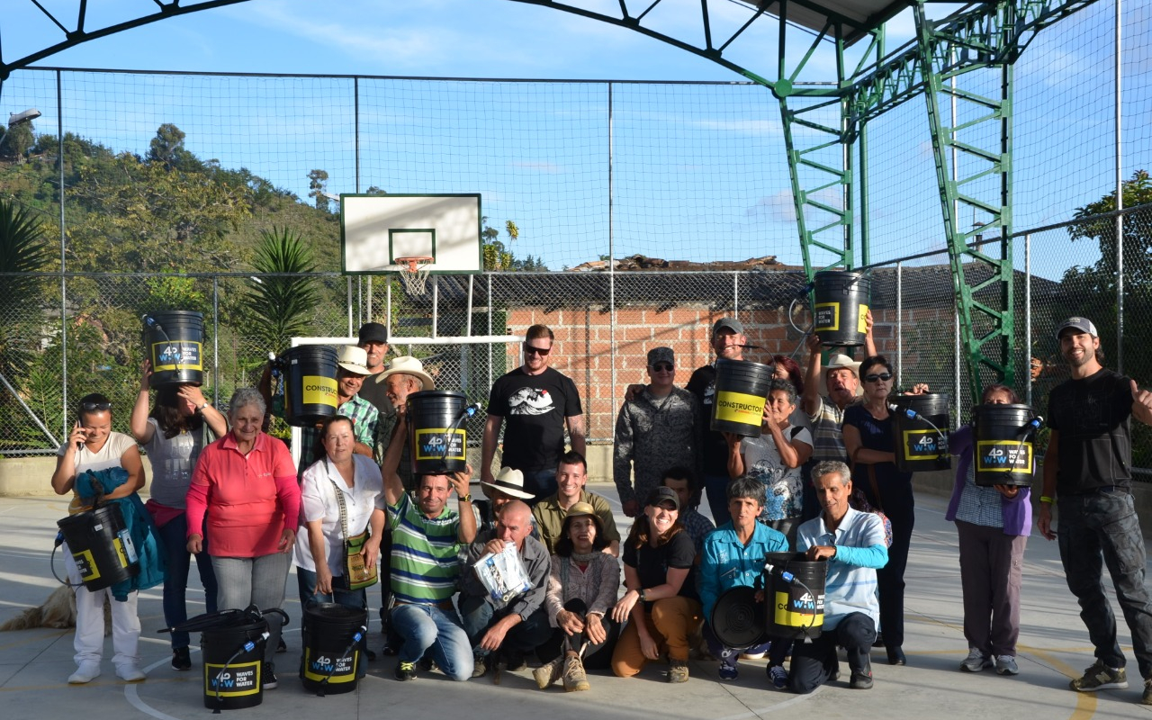 Sesenta familias de Antioquia recibieron filtros para potabilizar el agua 