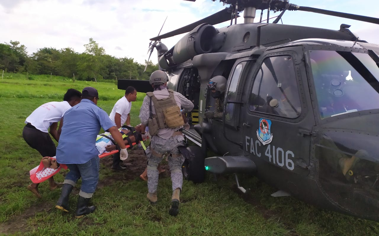 Menor de edad fue trasladado en una misión humanitaria, en el departamento de Nariño