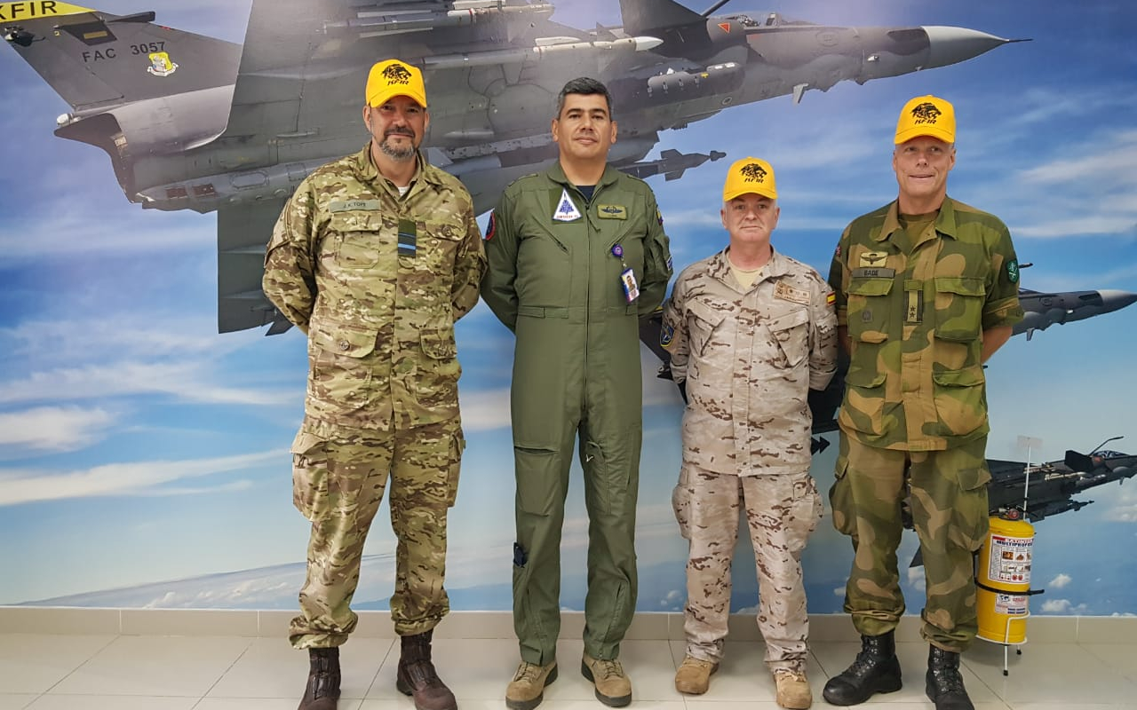 Delegación de la OTAN conoce las capacidades de la Fuerza Aérea Colombiana