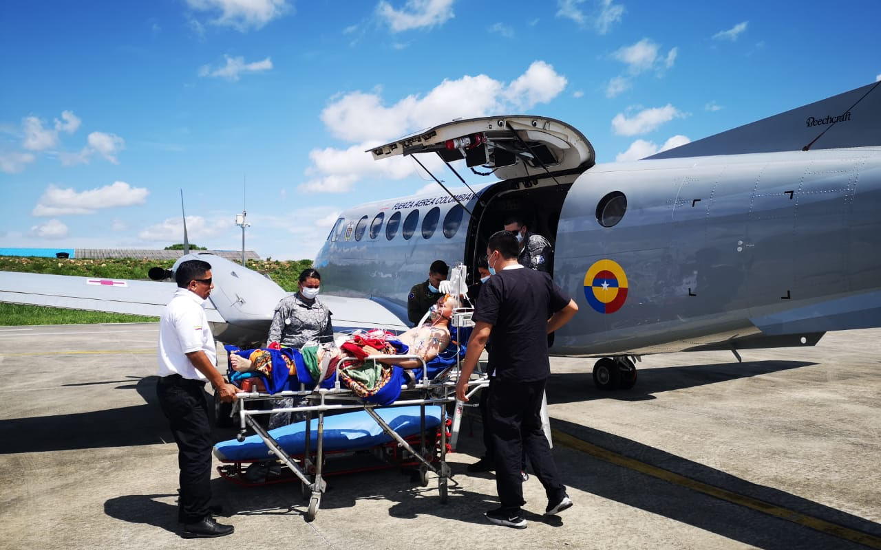 Joven fue trasladado a Bogotá por problema respiratorio
