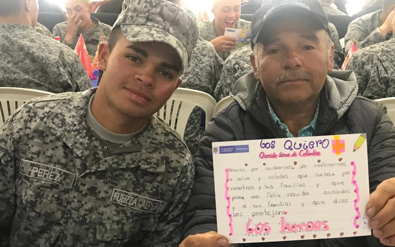 Una navidad llena de gratitud para nuestros soldados 